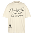 NACHTIGALL ICK HÖR DIR TRAPSEN-Oversized Unisex Bio T-Shirt - Weißgrau