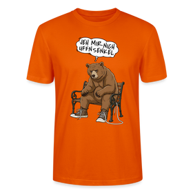 Berliner Bär Shirt-JEH MIR NICH UFFN SENKEL-Unisex T-Shirt - Tieforange