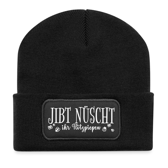 JIBT NÜSCHT zu Weihnachten in Berlin-Beanie - Schwarz