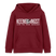 KEENE ANGST ICK TU SIE NÜSCHT -  Bio-Hoodie Mini - Burgunderrot