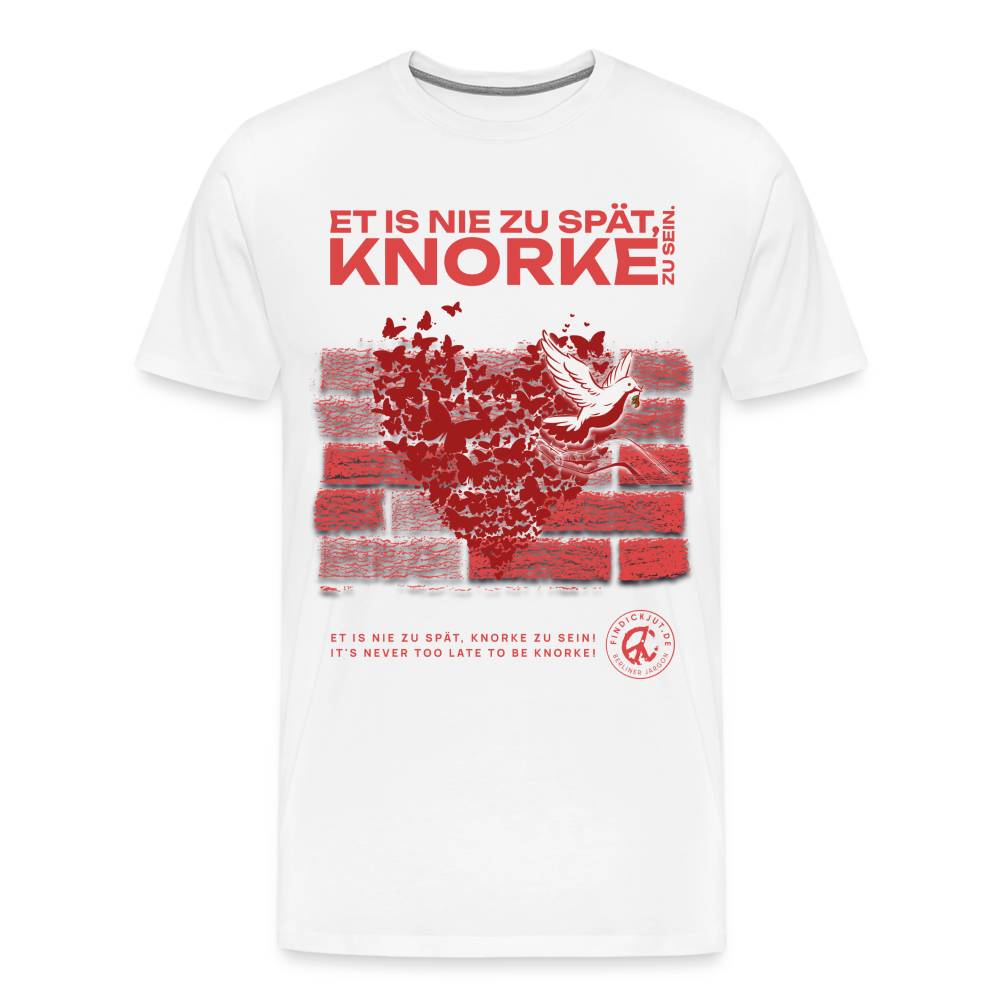 SEI KNORKE - Männer Premium T-Shirt - Weiß