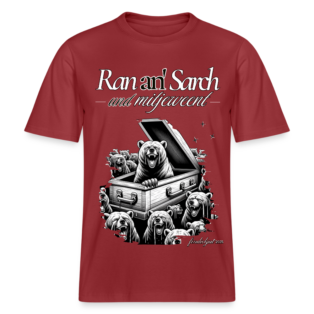 Ran an Sarch-Relaxed Fit Unisex Bio-T-Shirt II - Erdrot