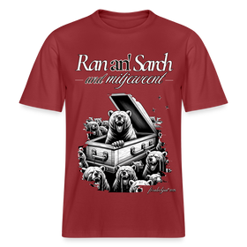 Ran an Sarch-Relaxed Fit Unisex Bio-T-Shirt II - Erdrot
