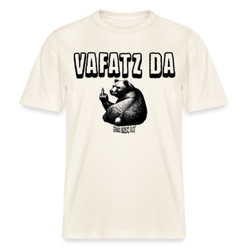 VAFATZ DA-Relaxed Fit Unisex Bio-T-Shirt - Naturweiß 