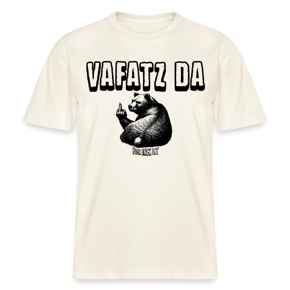 VAFATZ DA-Relaxed Fit Unisex Bio-T-Shirt - Naturweiß 