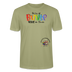 LIEBE IS BUNT-Unisex T-Shirt - Nebelgrün