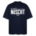 Berliner Spruch-NETT KANN ICK OOCH-Oversized Unisex Bio T-Shirt - Navy