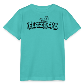 FLITZPIEPE-Kinder T-Shirt - Poolblau