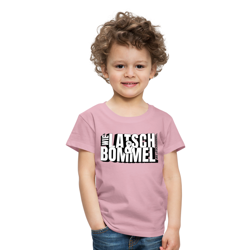 WIE LATSCH UND BOMMEL - Kinder Premium T-Shirt - Hellrosa