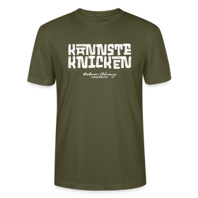 KANNSTE KNICKEN-Unisex T-Shirt  mit echt Berliner Schnauze - Khaki