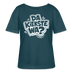 DA KIEKSTE WA?-Rundhals Frauen Bio-T-Shirt mit Berliner Schnauze - Dunkles Petrol