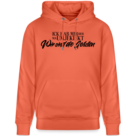 WIR SIND DIE GEILSTEN-Unisex Bio-Hoodie - Hellrot