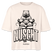 BERLIN SHIRT mit Schnauze-NÜSCHT2025-Frauen Boxy Bio-T-Shirt - Weißgrau