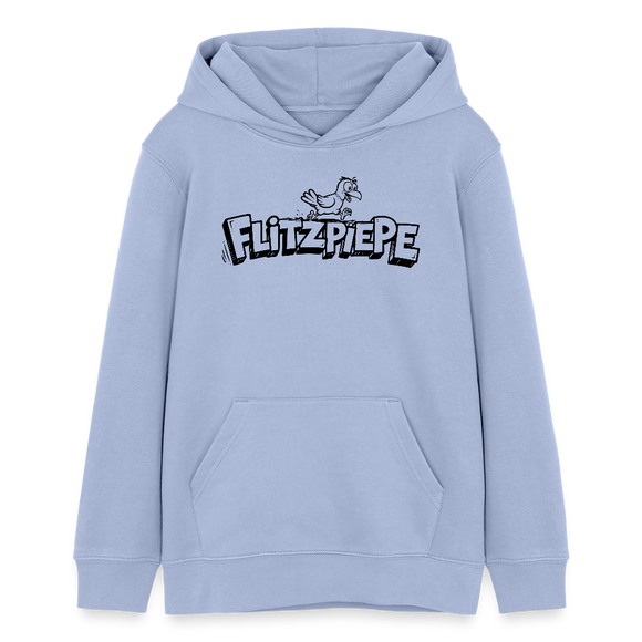 FLITZPIEPE-Teenager Bio-Hoodie - Sky