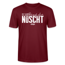 Berliner Spruch-NETT KANN ICK OOCH-Unisex T-Shirt Bio - Burgunderrot