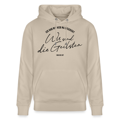 WIR SIND DIE GEILSTEN-Berlin26-Unisex Bio-Hoodie - Beige