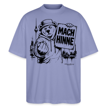 MACH HINNE – Berlin Souvenir -Oversized Unisex Bio T-Shirt - Violett