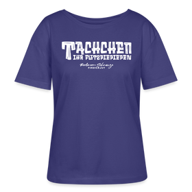 Berliner Begrüssung-TACHCHEN IHR FLITZPIEPEN-Rundhals Frauen Bio-T-Shirt - Dämmerung