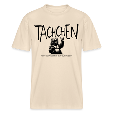 TACHCHEN BERLINER - Relaxed Fit Unisex Bio-T-Shirt - Naturweiß
