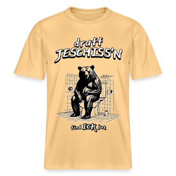 DRUFF JESCHISS'N-Relaxed Fit Unisex Bio-T-Shirt - Hellgelb