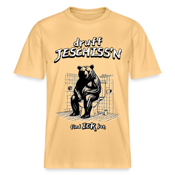 DRUFF JESCHISS'N-Relaxed Fit Unisex Bio-T-Shirt - Hellgelb