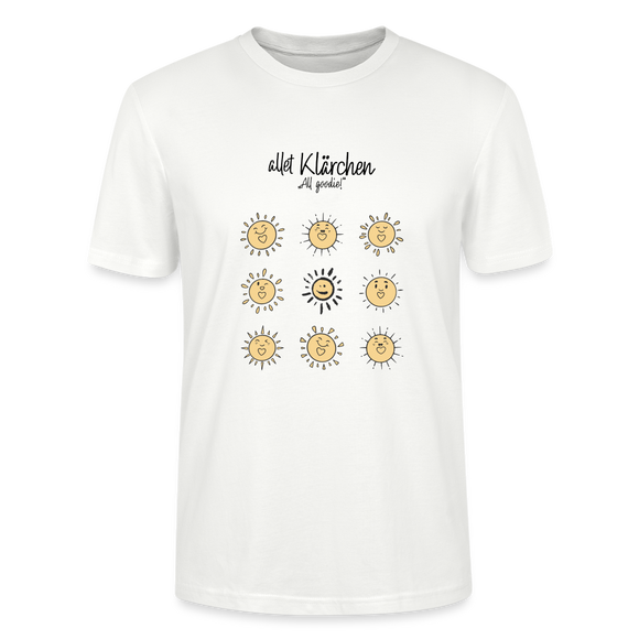 allet KLÄRCHEN-Unisex T-Shirt - Weiß