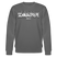SCHNURZPIEPE-Unisex Bio-Sweatshirt - Anthrazit