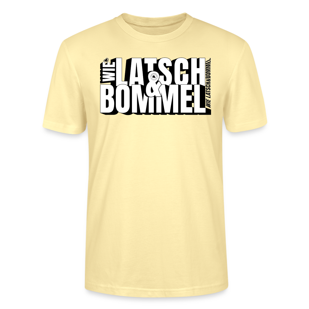 WIE LATSCH UND BOMMEL - Unisex BIO T-Shirt - Creme