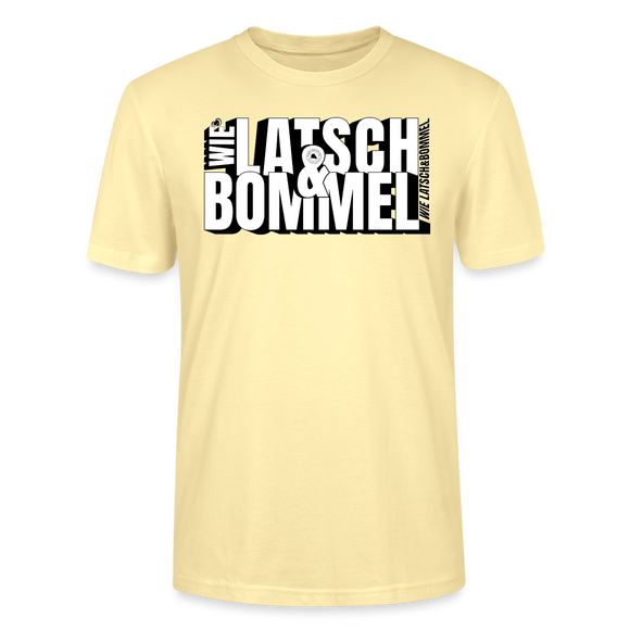 WIE LATSCH UND BOMMEL - Unisex BIO T-Shirt - Creme