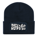 Berliner Spruch-MACH'N KOPP ZU-Beanie - French Navy