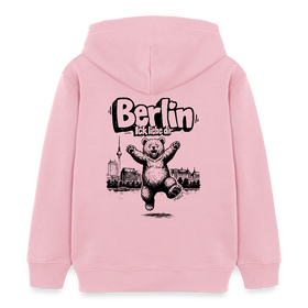 Berlin Souvenir-Kinder Bio-Hoodie-BERLIN ICK LIEBE DIR - Hellrosa
