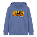 BERLIN ICK LIEB DIR - Kinder Bio-Hoodie - Blau