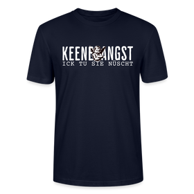 KEENE ANGST ICK TU SIE NÜSCHT -  Unisex T-Shirt BIO - Navy