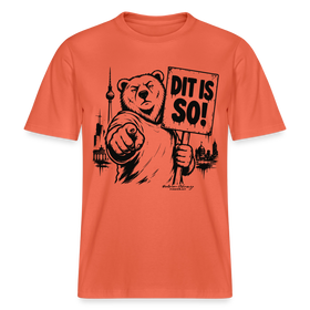 Berlin Souvenir Shirt-DIT IS SO!-RELAXED FIT Unisex Organic T-Shirt - Hellrot