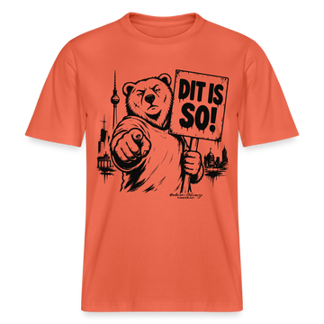 Berlin Souvenir Shirt-DIT IS SO!-RELAXED FIT Unisex Organic T-Shirt - Hellrot