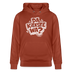 DA KIEKSTE WA?-Unisex Bio-Hoodie-mit Berliner Spruch - Terrakotta