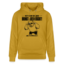 Berliner Bär mit Berliner Spruch-NETT KANN ICK OOCH-Unisex Bio-Hoodie - Ocker