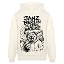 JANZ BERLIN IS EENE WOLKE-Unisex Bio-Hoodie - Naturweiß 
