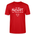 NÜSCHT FÜR SCHWACHE NERVEN-Unisex T-Shirt mit Berliner Schnauze - Rot