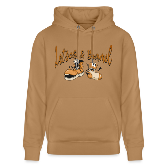 LATSCH UND BOMMEL - Unisex Bio-Hoodie CRUISER - Latte