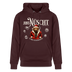 JIBT NÜSCHT-Unisex Bio-Hoodie-mit Berliner Bär - Maroon