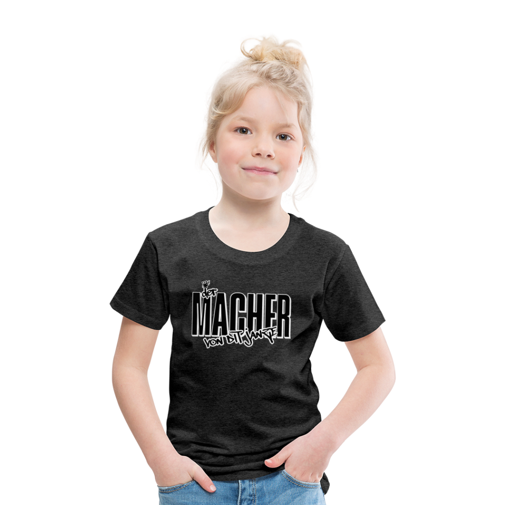 DER MACHER VON DIT JANZE - Kinder Premium T-Shirt - Anthrazit