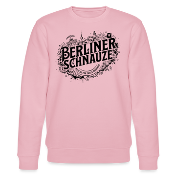BERLINER SCHNAUZE- Unisex Bio-Sweatshirt - Hellrosa