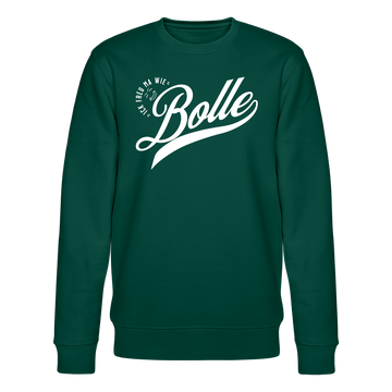 ICK FREU MA WIE BOLLE-Unisex Bio-Sweatshirt - Forest