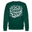 ICK DARF DIT-Unisex Bio-Sweatshirt mit Berliner Schnauze - Forest
