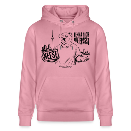 Berlin Souvenir mit echt Berliner Schnauze-NEESE-Unisex Bio-Hoodie - Lila Traum