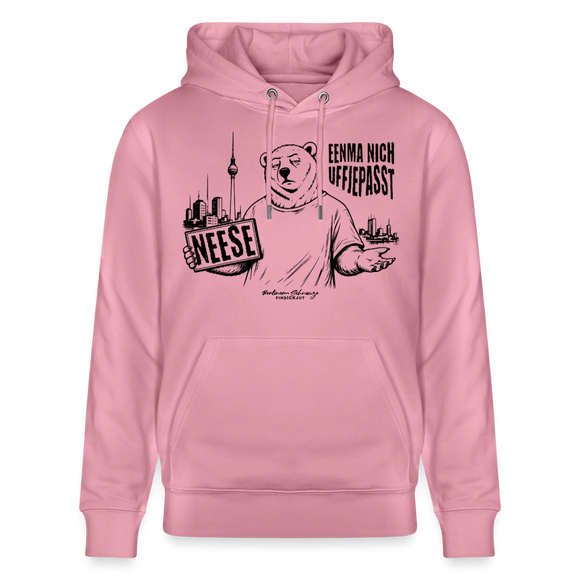 Berlin Souvenir mit echt Berliner Schnauze-NEESE-Unisex Bio-Hoodie - Lila Traum