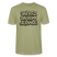 Berliner Spruch-VAFATZ DA VOM JELÄNDE-Unisex T-Shirt BIO - Nebelgrün