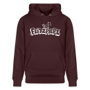 Unisex Bio-Hoodie mit dem Original Berliner Spruch - Flitzpiepe - Maroon