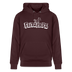 Unisex Bio-Hoodie mit dem Original Berliner Spruch - Flitzpiepe - Maroon